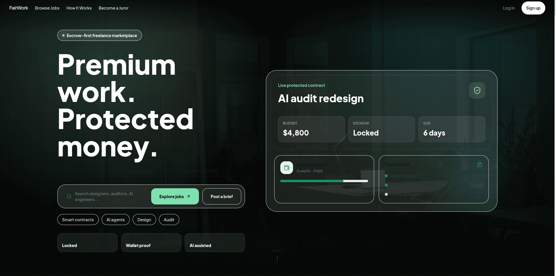 FairWork App Screenshot